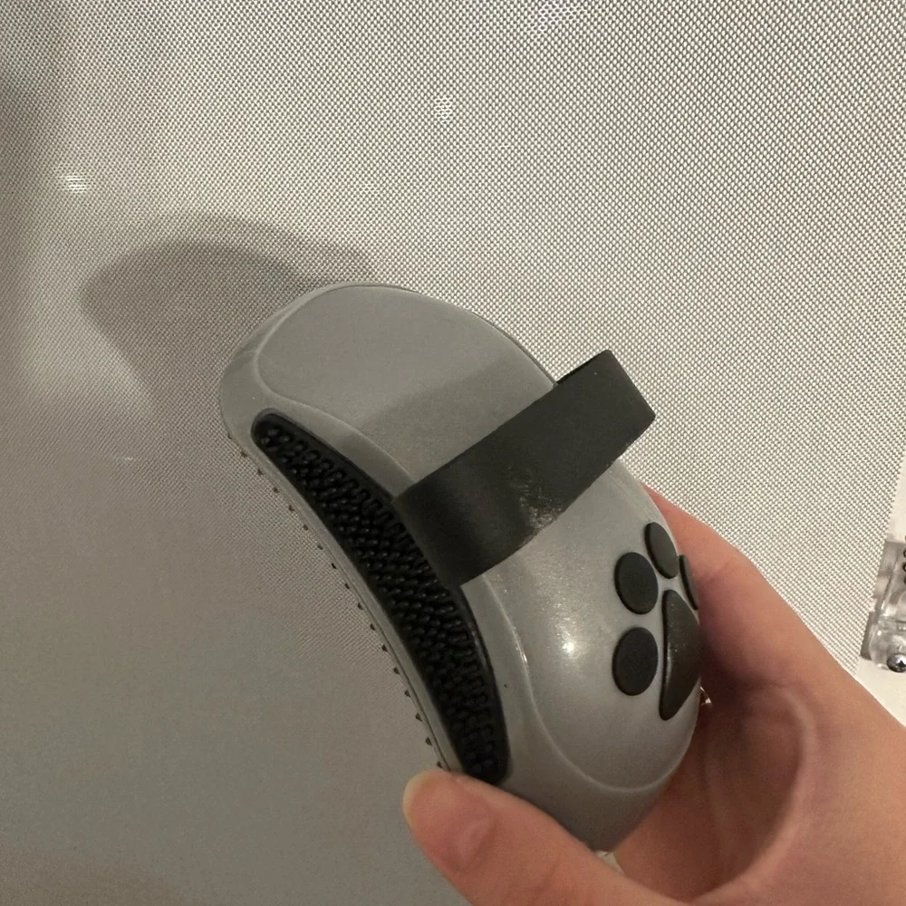 Gray Furminator Dog/Cat Grooming Brush